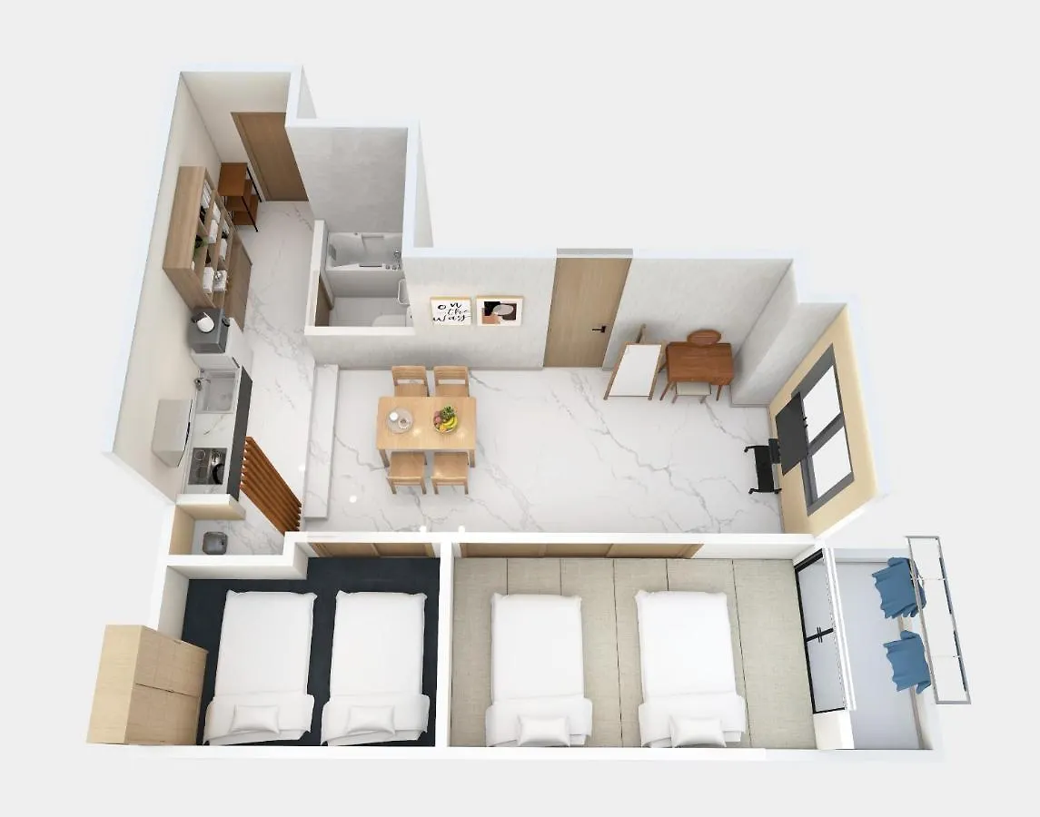 Apartment 東瀛 Stays502富士 お洒落な和室部屋 Osaka
